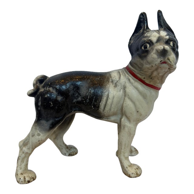 Large Cast Iron Hubley Boston Terrier For Sale