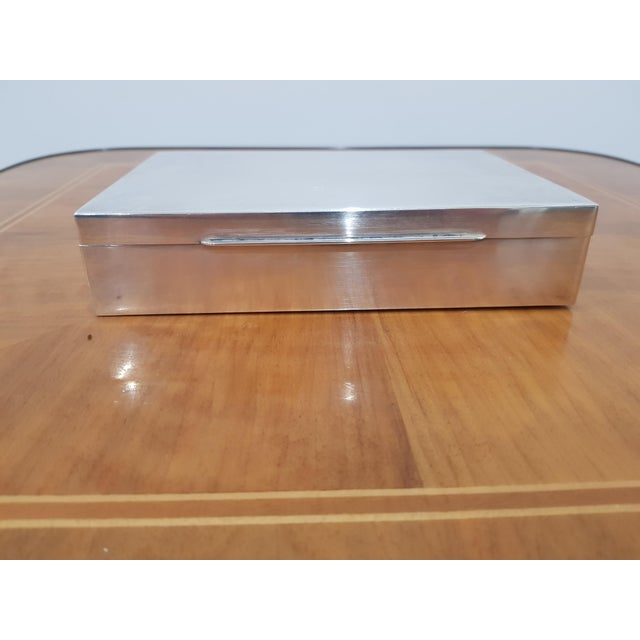 We present you a unique collector's item - an elegant, minimalist cigar box (humidor), made of solid 925 silver. It is a...
