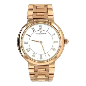 Vacheron Constantin Patrimony 18K Rose Gold Ultra Thin 32mm Dial Watch