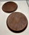 Contemporary Early 20th Century European Antique Black Forest 11.5" Carved Wood Bread Board Charger Plate Set For Sale - Image 3 of 8