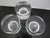 Kosta Boda Clear Pippi Suspended Bubble 6 7/8" Skinny Tumbler Glass Set of 3 For Sale In Portland, OR - Image 6 of 6