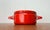 Mid-Century Modern Red Minimalist Enamel Pot by Seppo Mallat for Finel, Finland, 1960s I have official proof of...