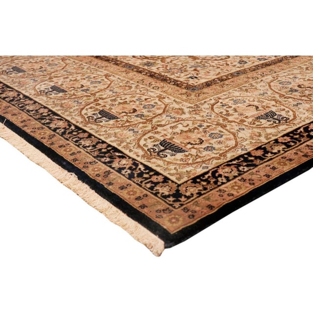 Pasargad Home Kermanshah Camel Wool Area Rug, 9' 0'' X 12' 0'' For Sale - Image 4 of 6