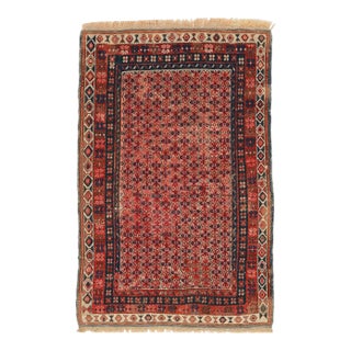 Mid 20th Century Vintage Small Decorative Caucasian Rug For Sale
