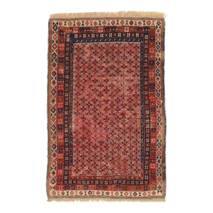 Mid 20th Century Vintage Small Decorative Caucasian Rug