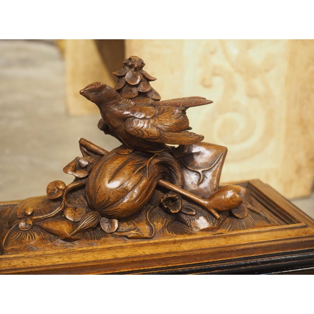 Antique Swiss Black Forest Cigar Box Humidor, Circa 1900 For Sale In Dallas - Image 6 of 16