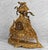 Early 20th Century Antique Rococo Brass Equestrian Horse Mantle Clock Case For Sale - Image 5 of 13