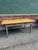 Vintage Green French Farmhouse Table With Drawer For Sale - Image 6 of 12