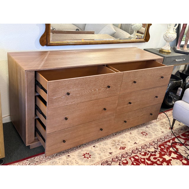 West Elm West Elm Matias Dresser, Hudson Oak Wood For Sale - Image 4 of 12