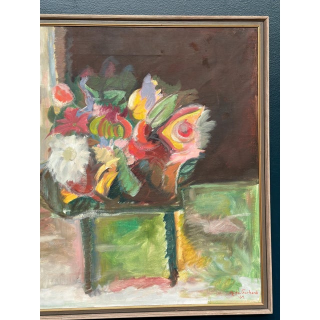 Ante Gerhard, Still Life, 1969, Oil Painting on Canvas, Framed For Sale - Image 9 of 18