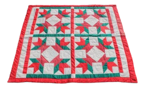 Star Crib Quilt Decorated