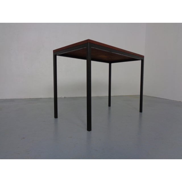 Wood Vintage Teak and Steel Desk, Denmark, 1960s For Sale - Image 7 of 18