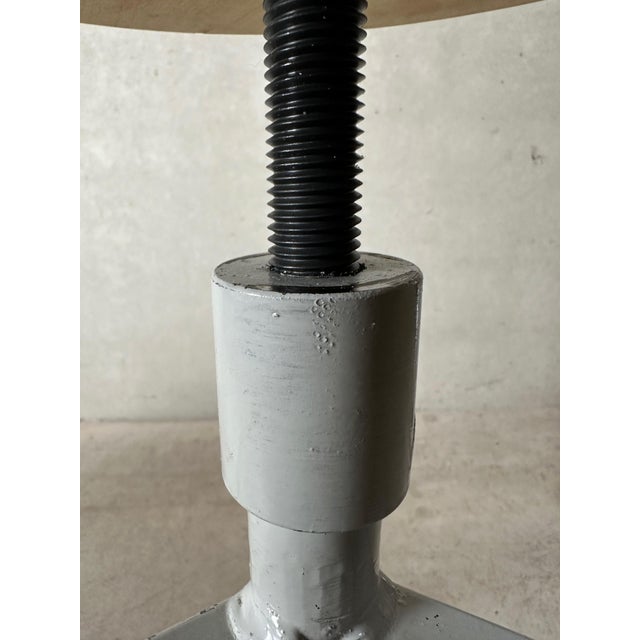 Vintage Industrial Stool For Sale - Image 9 of 10