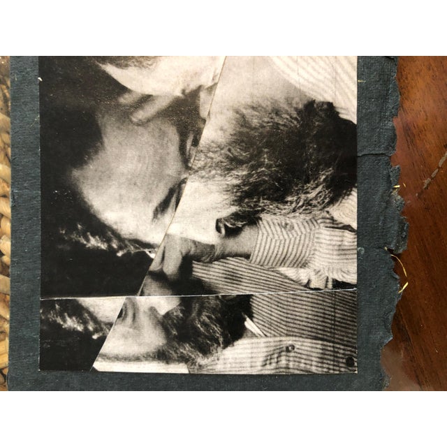 This is a unique original collage, decoupage style of Jiri Kolar, This is an exceptional artwork which was part of a...