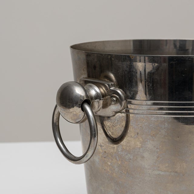 20th Century French Silver Plated Champagne Bucket For Sale - Image 14 of 18