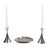 Danish Modern Pewter Candle Holders and Dish Set – Arne Erkers, for Just Andersen - Set of 3 For Sale - Image 9 of 11