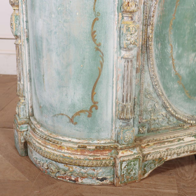 19th Century Italian Painted Credenza For Sale - Image 3 of 12