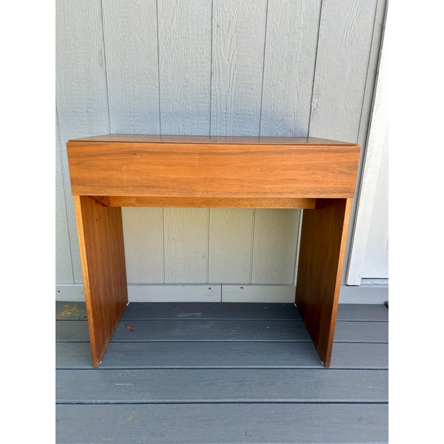 1960s 1960s Mid Century Danish Modern Teak Vanity/Desk by Arne Wahl Iversen for Vinde Molefabrik - For Sale - Image 5 of 12