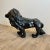 Contemporary Fiberglass Lion Sculpture, Ebony, Custom Quality For Sale - Image 9 of 12