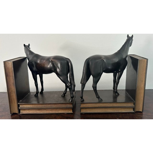 Horse Bookends, a Pair For Sale - Image 9 of 12