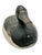 Charcoal Very Nice Large Size Antique American Hand Carved & Painted Wood Duck Hunters Working Decoy With Glass Eyes For Sale - Image 8 of 18