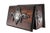 Wooden Jewelry Box with Silver Applications and Coat of Arms Letters on the Lid For Sale - Image 3 of 11