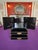Vintage Chinese Asian Black Lacquer Mop Chinoiserie Table Top Cabinet For Sale - Image 4 of 12