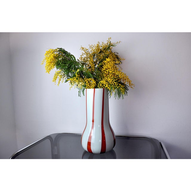 1960s Lollipop Vase in Murano Glass, Italy, 1960s For Sale - Image 5 of 6