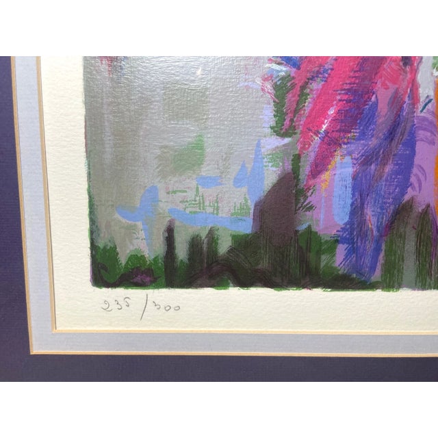 Vintage Original Monique Baroni Abstract Figural Serigraph Print Lmt. Edition For Sale - Image 11 of 11