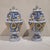 Hand-Painted Earthenware Tibore Vases by José Gimeno Martínez, Manises, Valencia, Spain, 1970s, Set of 2 For Sale - Image 3 of 13