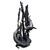 Bronzed Metal Swimming Otters in Kelp Garden Fountain Sculpture For Sale - Image 6 of 16
