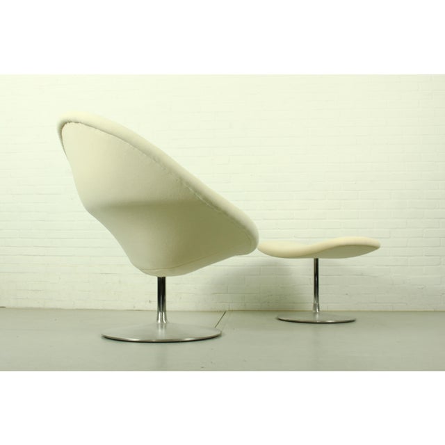 1960s Set of Vintage Globe Chair and Ottoman by Pierre Paulin for Artifort, 1960s For Sale - Image 5 of 16