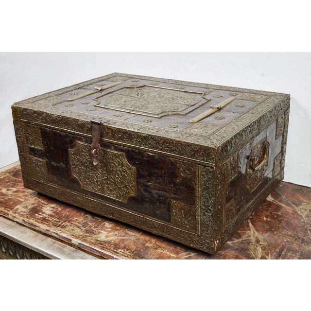 Metal Grand Scale, 18th Century, English Document Box For Sale - Image 7 of 8
