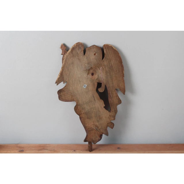 Vintage Mexican Hand Carved Wood Angels With Instruments For Sale - Image 16 of 18