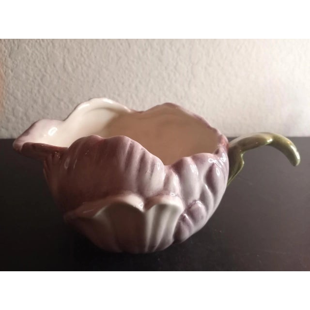 Art Deco Vintage Fitz & Floyd Flora & Fauna Creamer For Sale - Image 3 of 7
