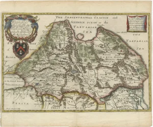 Map of Tartary by Richard Blome, 1670