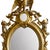 Vintage Federal Style Colonial Revival Brass Eagle Wall Mirror For Sale - Image 4 of 6
