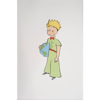 Antoine De Saint-Exupery, Le Petit Prince et la Terre, Lithograph For Sale