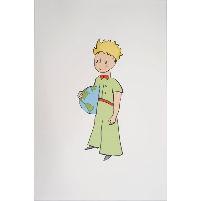 Antoine De Saint-Exupery, Le Petit Prince et la Terre, Lithograph For Sale