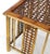 Asian Square Bamboo Occasional Side End Table For Sale - Image 3 of 7