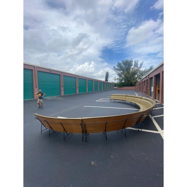 Midcentury Gettysburg University Hatter Planetarium Benched Seating For Sale - Image 10 of 11