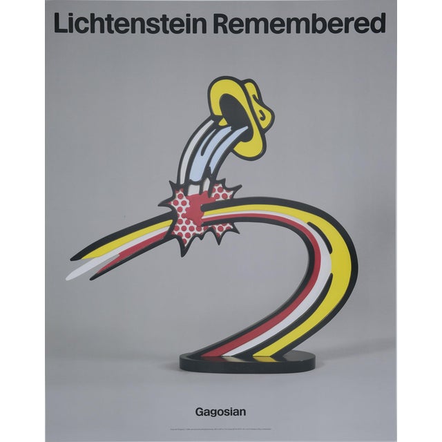 Coup de Chapeau Poster after Roy Lichtenstein For Sale