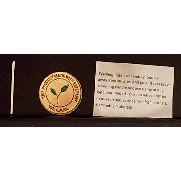 Striking Abstract Cubist Colorful Sculpture MCM Black Metal Candle Stand Unsigned For Sale - Image 6 of 7