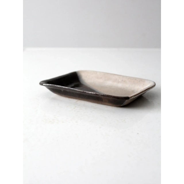 Vintage Studio Pottery Plate For Sale - Image 6 of 9