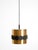 Black Original 1960s Space Age Pendant Lamp by Doria, Made of Copper-Anodized Aluminum and Black and White Lacquered Metal from Doria Leuchten For Sale - Image 8 of 18
