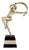 R. Varnier, Art Deco Scarf Dancer, 1925, Bronze with Marble Base For Sale