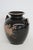 Japanese Japanese Porcelain Small Handled Vase Black With Gold Trim Floral Motif 5022b For Sale - Image 3 of 11