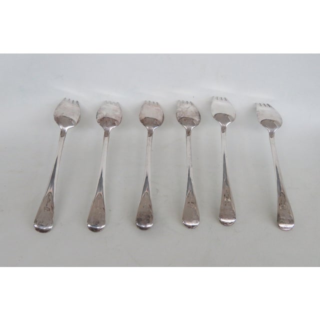 Epns Sheffield England El Silver Plated Party Sporks With Serrated Edge 5005b For Sale - Image 13 of 13