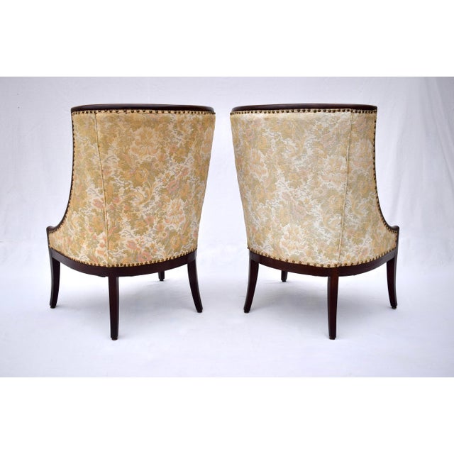 French Empire Style Occasional Chairs, Pair For Sale In Philadelphia - Image 6 of 12