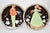 A set of six wall plates charmingly decorated with underglaze paintings of endearing boys and girls. Ready for hanging...